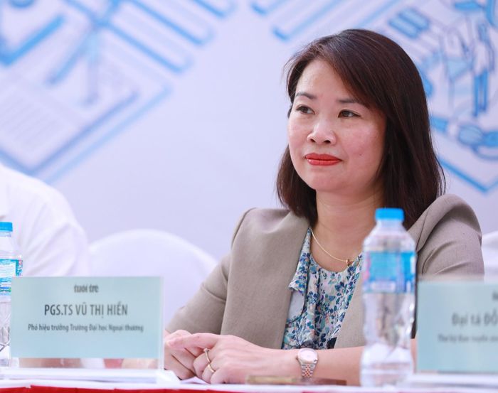 PGS.TS Vũ Thị Hiền, Phó Hiệu trưởng Trường ĐH Ngoại thương.