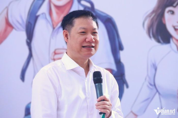 GS Nguyễn Tiến Thảo, Vụ trưởng Vụ Giáo dục Đại học (Bộ GD-ĐT) chia sẻ tại tại Ngày hội lựa chọn nguyện vọng 2026.