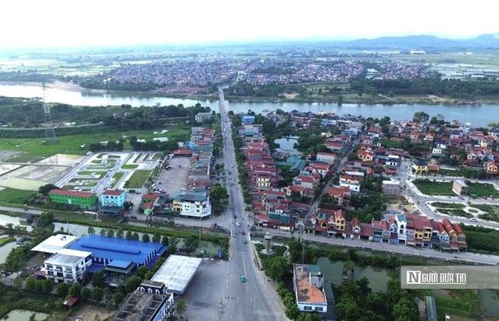 Dự án đi qua địa phận xã Thiệu Trung, Thiệu Hóa, tỉnh Thanh Hóa.