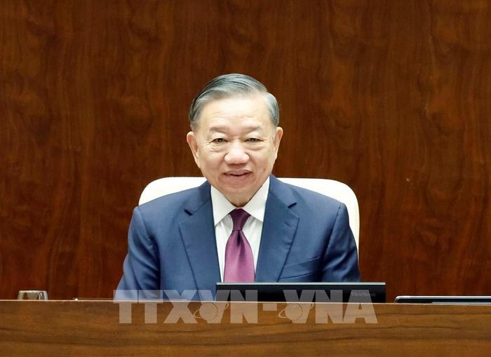 Tổng Bí thư, Chủ tịch nước Tô Lâm chủ trì Hội nghị. Ảnh: Thống Nhất – TTXVN 