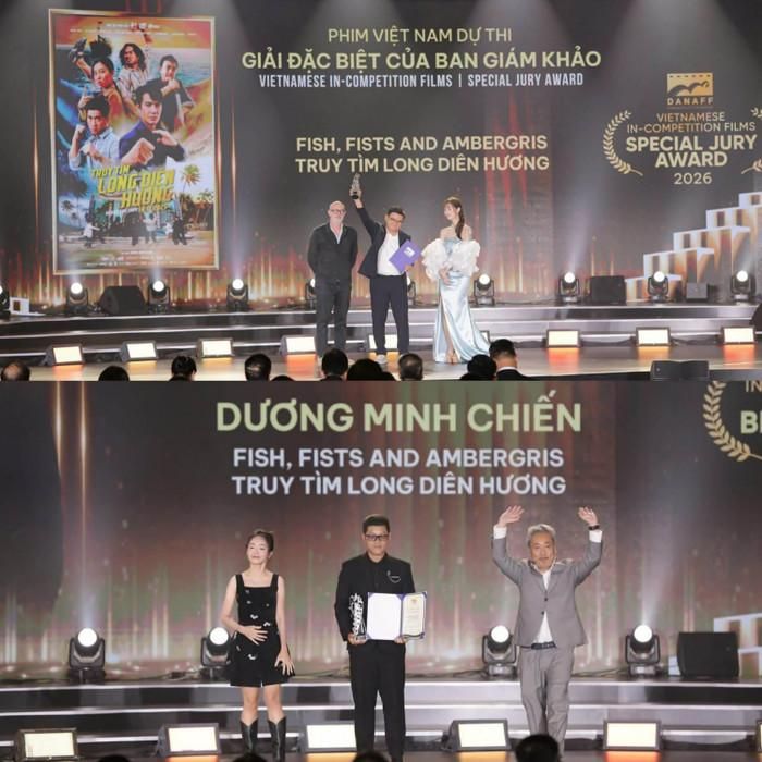 Tuy Tìm Long Diên Hương gây chú ý tại LHP Châu Á Đà Nẵng khi góp mặt trong hai giải thưởng quan trọng. Ảnh: BTC