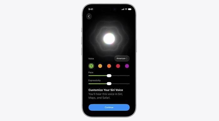 Dù được nâng lên 9GB RAM, hai tính năng Apple Intelligence mới trên iOS 27 vẫn sẽ không khả dụng trên iPhone 18 và iPhone 18e, bao gồm khả năng tùy chỉnh mức biểu cảm và tốc độ giọng nói của Siri. Ảnh: Macrumors