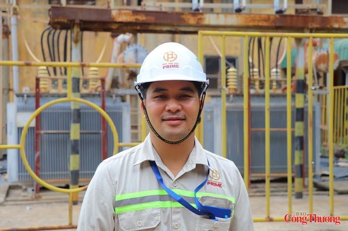 Ông Đào Duy Tùng, chuyên viên kỹ thuật điện, quản lý điện, Công ty Cổ phần Prime Vĩnh Phúc. Ảnh: Thanh Tuấn