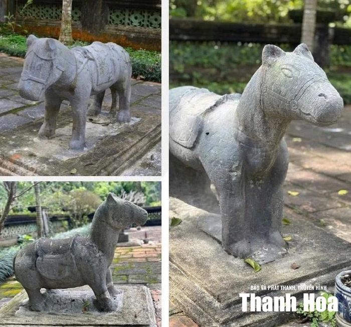 Những đường nét tạo hình đẹp mắt trên những pho tượng ngựa đá.