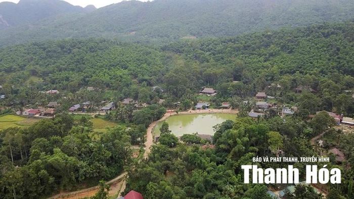 Một góc thôn Chiềng Khạt, xã Đồng Lương.