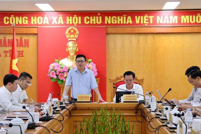 Thứ trưởng Bộ Công Thương Trương Thanh Hoài kết luận buổi làm việc.