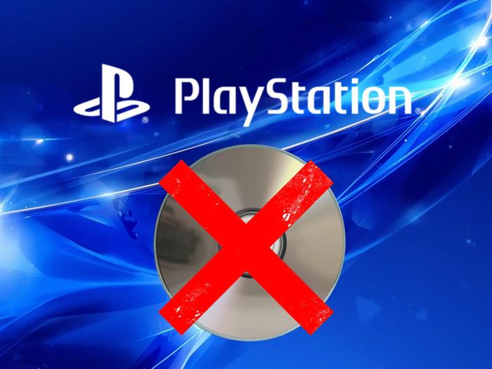 Biểu tượng PlayStation phía trên ổ đĩa PS5