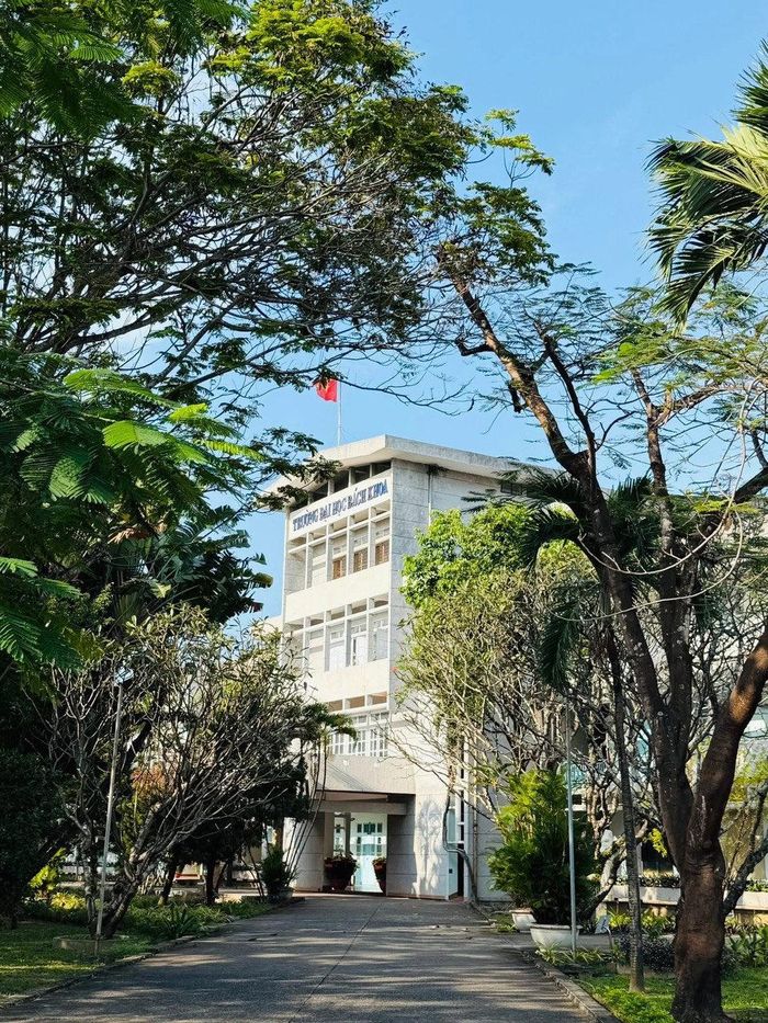 Không gian xanh mát trong khuôn viên Trường Đại học Bách Khoa (Đại học Đà Nẵng). Ảnh: Tư liệu