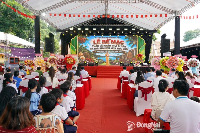 Quang cảnh Lễ bế mạc Tuần lễ “Khám phá di sản và trải nghiệm mùa trái chín” năm 2026. Ảnh: Lê Tiên