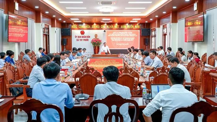  Quang cảnh buổi làm việc: Ảnh: Dũng Nhân 