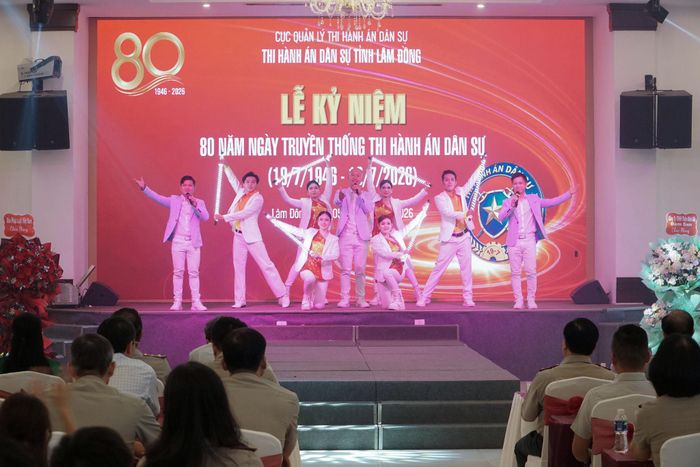Tiết mục văn nghệ mừng kỷ niệm 80 năm Ngày truyền thống Thi hành án dân sự