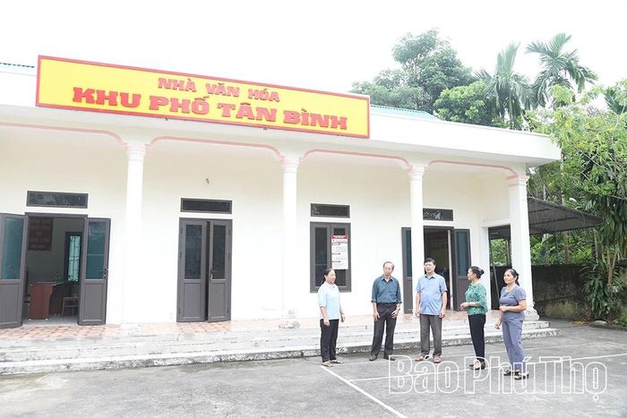 Các thiết chế văn hóa trên địa bàn xã Yên Thủy được đầu tư khang trang.