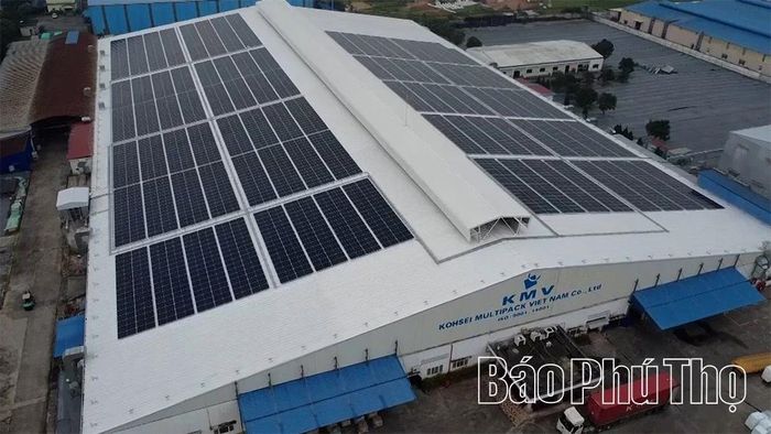 Hệ thống điện mặt trời của Công ty TNHH KOHSEI MULTIPACK Việt Nam vừa đưa vào sử dụng tháng 5/2026.