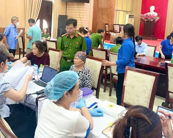Hoạt động thu nhận mẫu ADN được triển khai đồng loạt tại các địa phương của Hải Phòng.