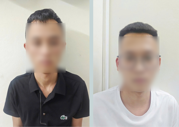 Đối tượng Nguyễn Vũ Kỳ và Hoàng Tuấn Nhật. Ảnh: Công an Hà Tĩnh