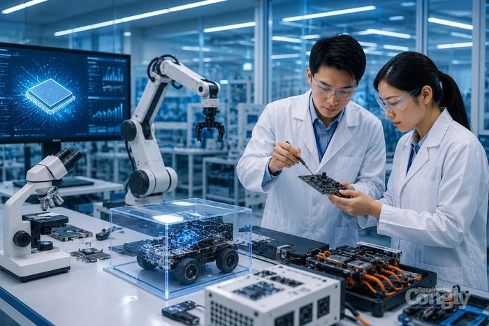 Hỗ trợ tối đa 100% kinh phí đào tạo nhân lực công nghệ chiến lược. Ảnh minh họa: AI tạo