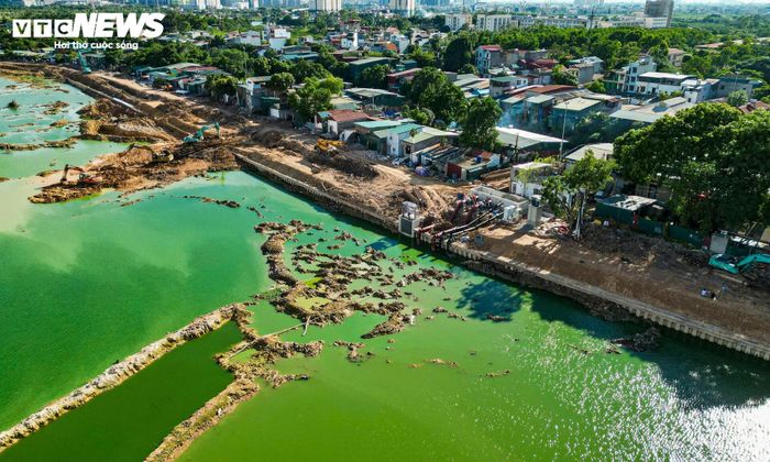Dự án có diện tích khoảng 36ha, tổng mức đầu tư gần 800 tỷ đồng. Các hạng mục chính như đào hồ, thi công cừ bê tông dự ứng lực quanh hồ và hệ thống cống kết nối với hạ tầng thoát nước khu vực đều đã hoàn thành. Mặt hồ cũng đã được bơm nước, sẵn sàng đưa vào vận hành.