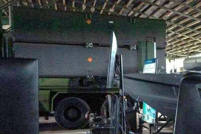 Bên cạnh NSM, Hải quân Ukraine còn trưng bày hệ thống tên lửa chống hạm RBS-15, vũ khí từng được sử dụng trong cuộc tấn công giàn khoan Syvash của Nga.