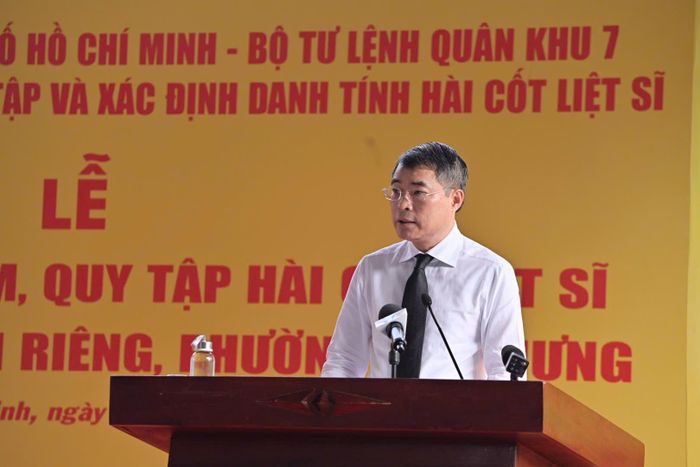  Thủ tướng Lê Minh Hưng phát biểu chỉ đạo tại buổi lễ. 