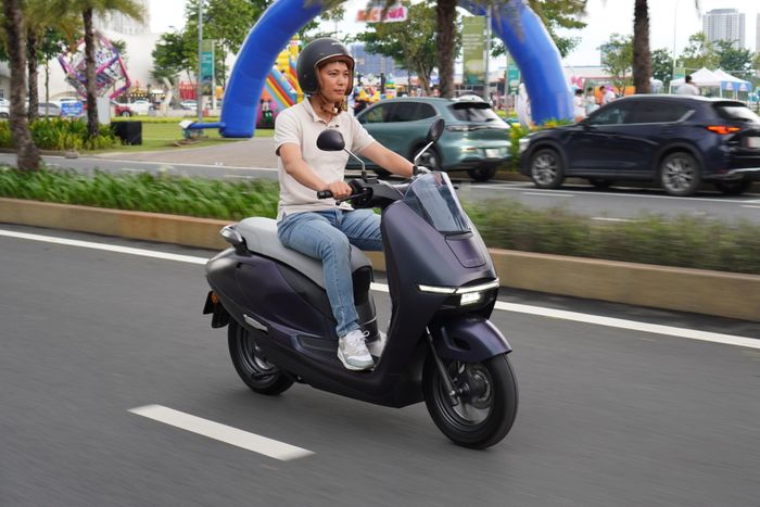  UC3 là mẫu xe mới nhất được Honda giới thiệu, với thiết kế phù hợp nam giới. Ảnh: Đan Thanh. 