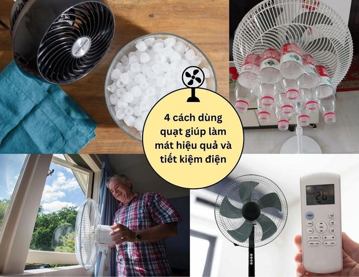  Những cách sử dụng quạt máy hiệu quả. Ảnh: Nhật Tường. 