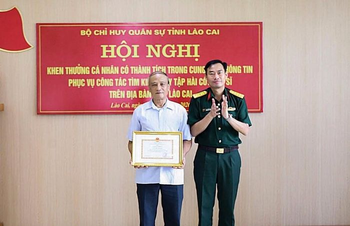 Thông tin quý báu do ông Hoàng Xuân Dục cung cấp đã giúp lực lượng chức năng tìm kiếm, quy tập thành công 9 bộ hài cốt liệt sĩ