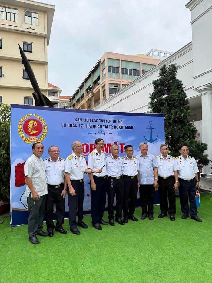 Hội Cựu quân nhân Lữ đoàn 171, trong một lần họp mặt kỷ niệm ngày nhập ngũ vào Lữ đoàn 171 hải quân tại TP.HCM