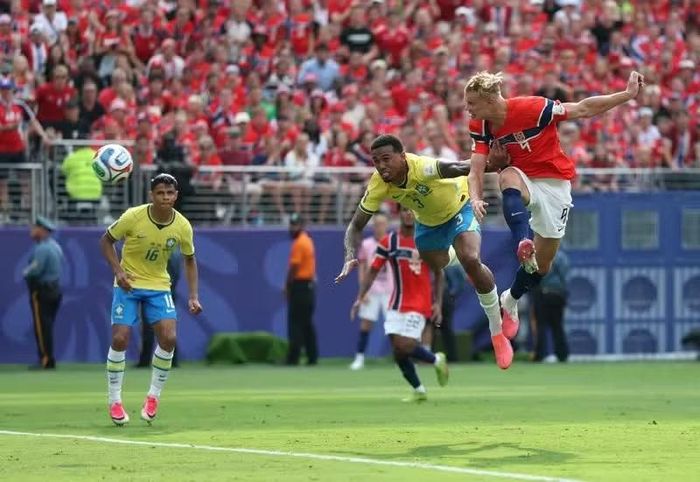 Erling Haaland mở tỷ số trận đấu. (Ảnh: FIFA)