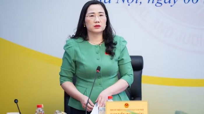 Phó Chủ nhiệm Ủy ban Pháp luật và Tư pháp Nguyễn Thị Thủy.