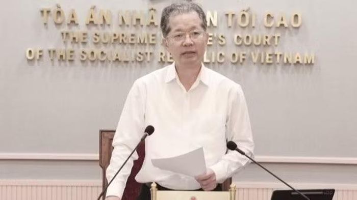 Chánh án Tòa án nhân dân tối cao Nguyễn Văn Quảng phát biểu ý kiến chỉ đạo.