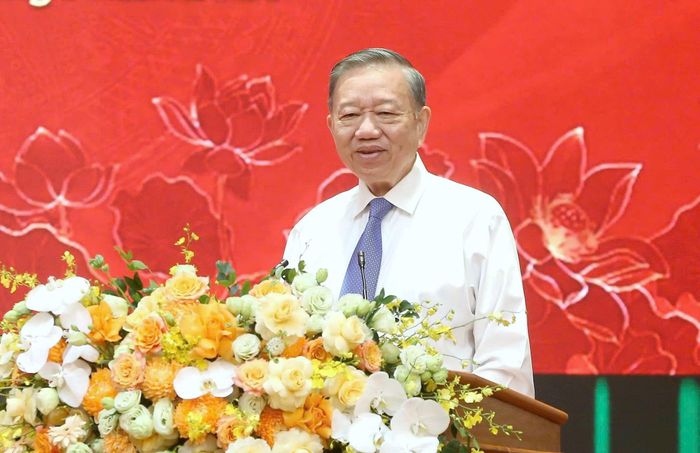  Tổng Bí thư, Chủ tịch nước Tô Lâm phát biểu tại buổi làm việc. Ảnh: VIẾT CHUNG 