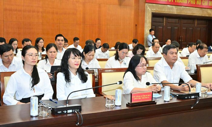  Các đại biểu dự hội nghị. Ảnh: VIỆT DŨNG 