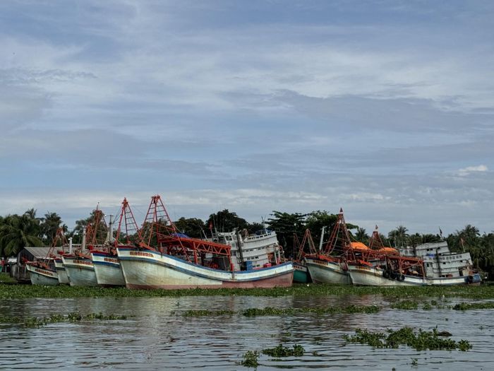 Tỷ lệ lắp đặt thiết bị giám sát hành trình đối với tàu cá thuộc diện bắt buộc tại An Giang đạt 100% trên số tàu đang hoạt động. (Ảnh: HD)
