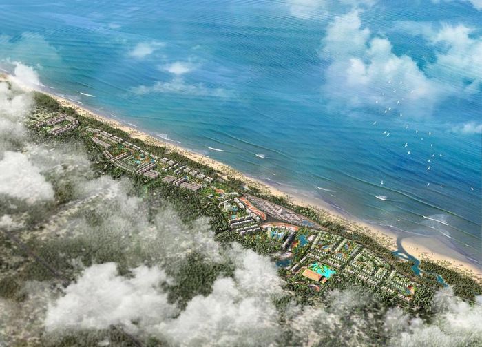 Phối cảnh Dự án Khu du lịch biển cao cấp Wyndham Costa Hà Tĩnh. Ảnh: TT