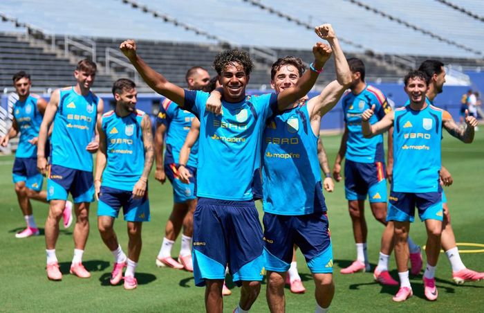 Lamine Yamal vẫn là niềm hy vọng của Tây Ban Nha - Ảnh: Seleccíon Espanõla Masculina de Fútbol