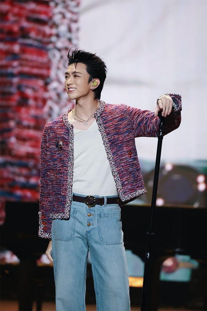 Ca sĩ Soobin trong concert vừa diễn ra tại Mỹ.