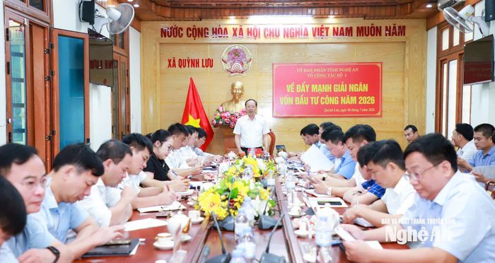 Quang cảnh cuộc làm việc. Ảnh: Thành Duy