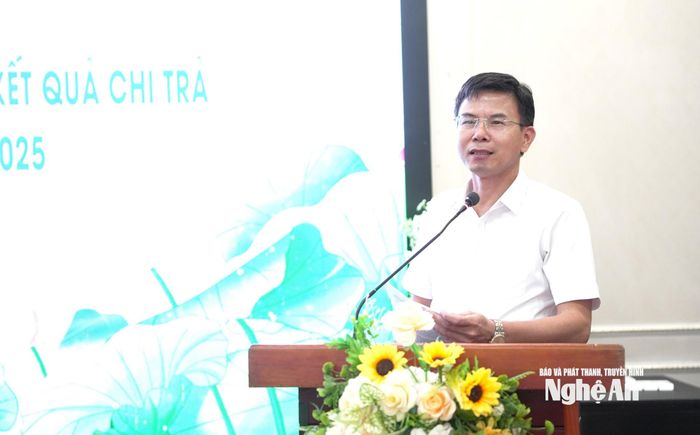 Ông Nguyễn Danh Hùng - Phó Giám đốc Sở Nông nghiệp và Môi trường phát biểu chỉ đạo một số nhiệm vụ cuối năm 2026. Ảnh: Thúy Vinh