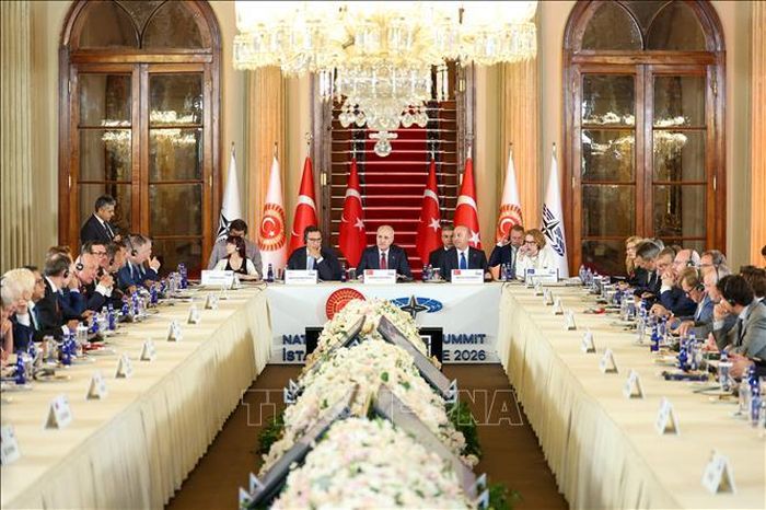 Quang cảnh hội nghị các nhà lãnh đạo nghị viện NATO tại Istanbul, Thổ Nhĩ Kỳ, ngày 29/6/2026. Ảnh: AA/TTXVN phát