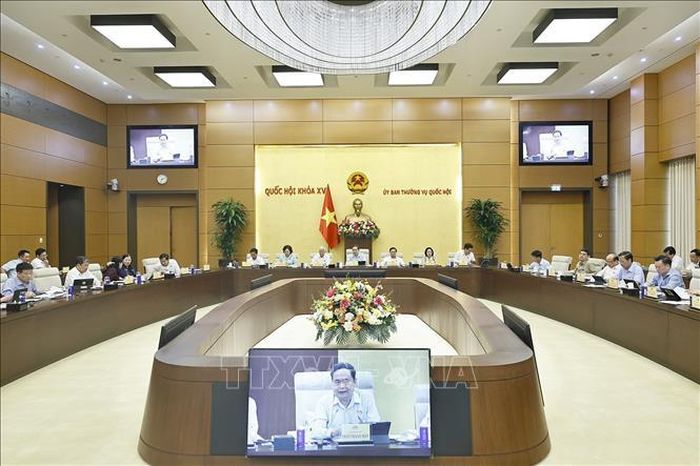 Chủ tịch Quốc hội Trần Thanh Mẫn chủ trì cuộc họp với các cơ quan của Quốc hội về sơ kết công tác 6 tháng đầu năm 2026. Ảnh: Doãn Tấn/TTXVN