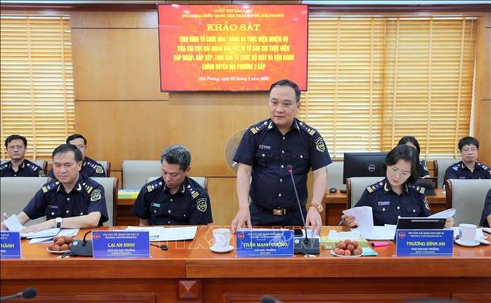 Ông Trần Mạnh Cường, Chi Cục trưởng, Chi cục Hải quan khu vực III.