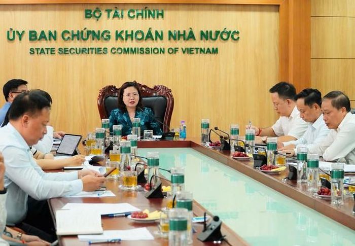 Chủ tịch UBCKNN phát biểu kết luận Hội nghị (Ảnh: UBCKNN).