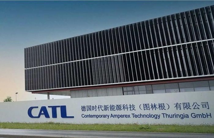 Trụ sở Công ty Contemporary Amperex Technology (CATL) ở Trung Quốc. Ảnh: AP