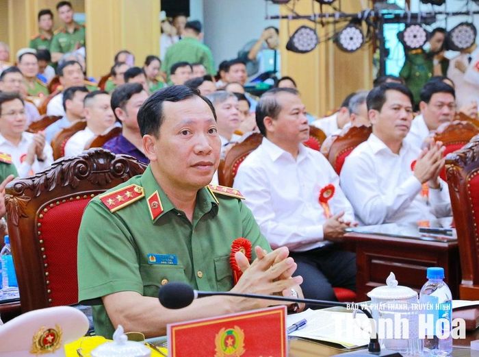 Thứ trưởng Bộ Công an Lê Văn Tuyến dự lễ kỷ niệm.