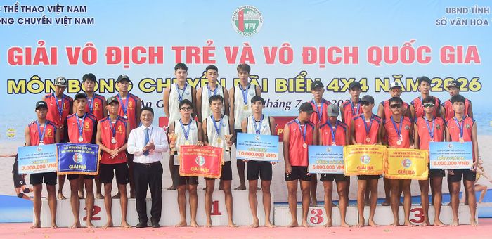 Ban tổ chức trao giải ở nội dung nam.