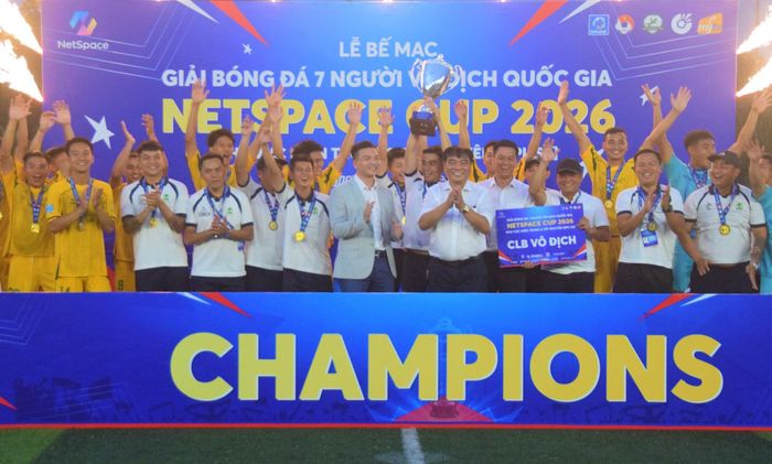 Xổ số kiến thiết Đắk Lắk xuất sắc giành chức vô địch. Ảnh: THÀNH DANH