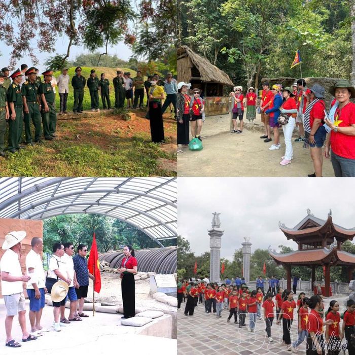 Du khách tham quan các điểm du lịch lịch sử tại Điện Biên.