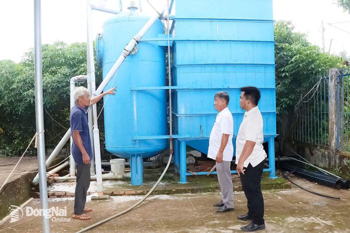 Trạm cấp nước Bù Gia Mập được đầu tư từ lâu, đã xuống cấp. Ảnh: Quang Minh