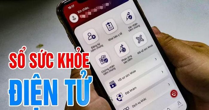 Sổ sức khỏe điện tử trên ứng dụng VNeID. Ảnh minh họa: Internet