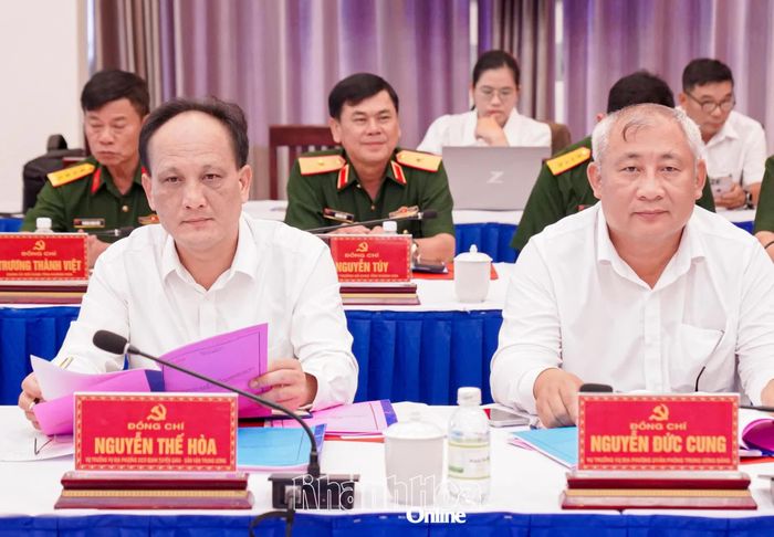 Các đại biểu cơ quan Trung ương dự hội nghị.